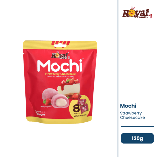 Royal Family Mochi Strawberry Cheesecake