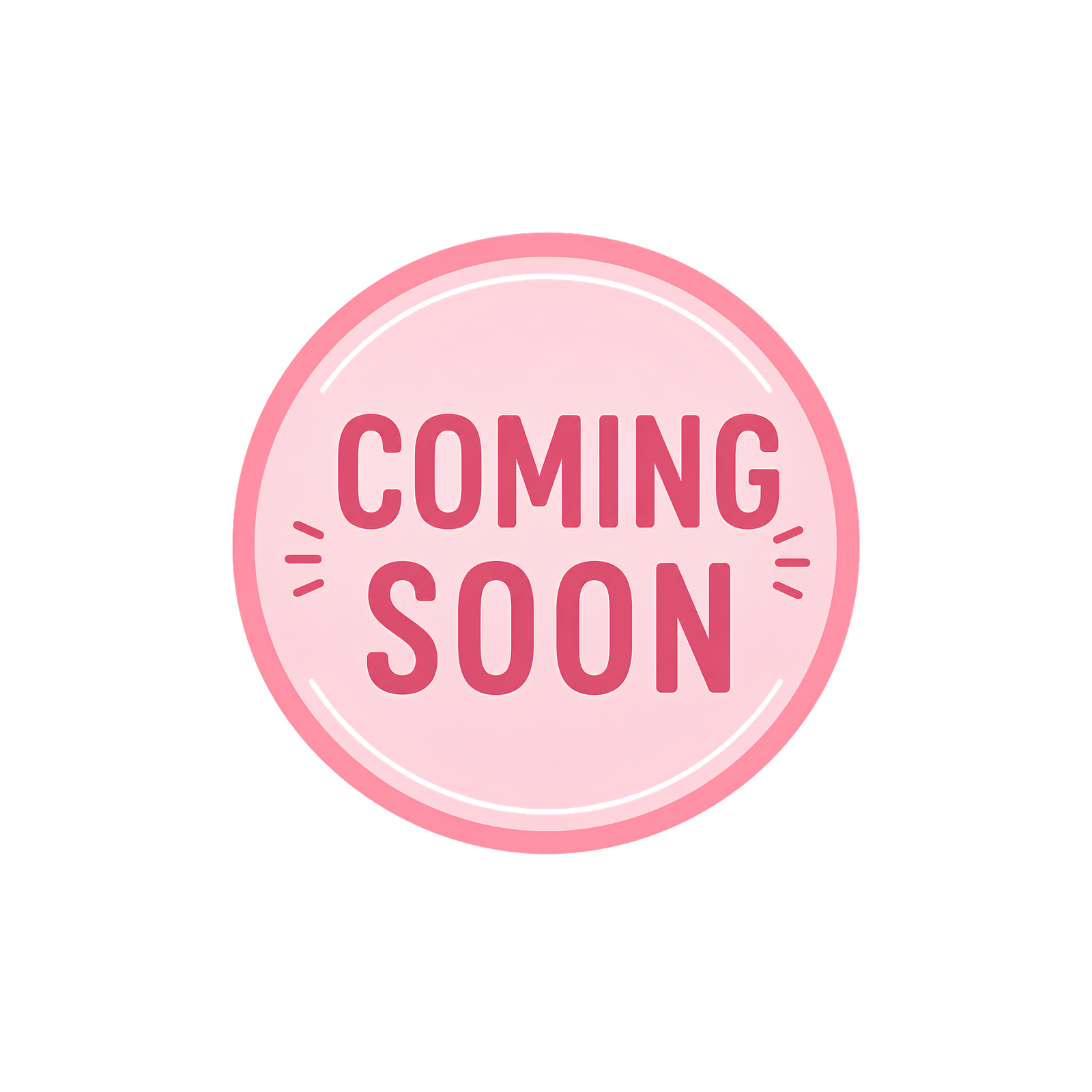 coming soon badge